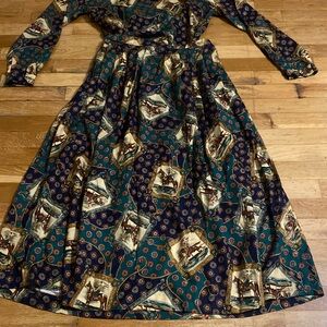 Vintage charter club skirt and top size 12 equestrian